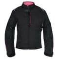 Oxford Girona Women's Ladies Waterproof Textile Motorbike Jacket Tech Pink